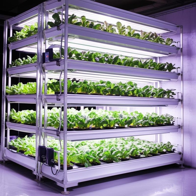 Compact Hydro Grow System Designed for Scalable Vertical Farming Solutions Maximizing Space Utilization and Crop Output